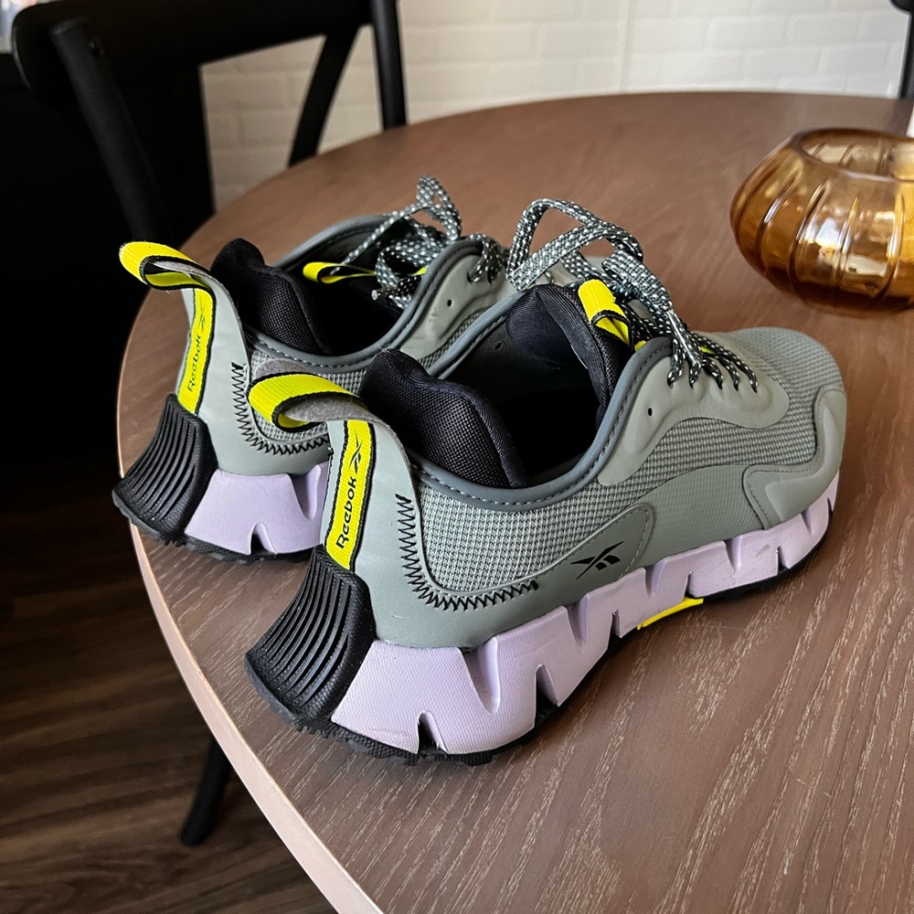 Reebok Zig Dynamica "Green/Black/Volt" Women's Running Shoe - Picture 2 of 2